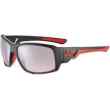 Cébé Sportowe okulary przeciwsłoneczne NORTHSHORE MATT BLACK SHINY RED SENSOR VARIO Rose CAT.1-3 Silver AF