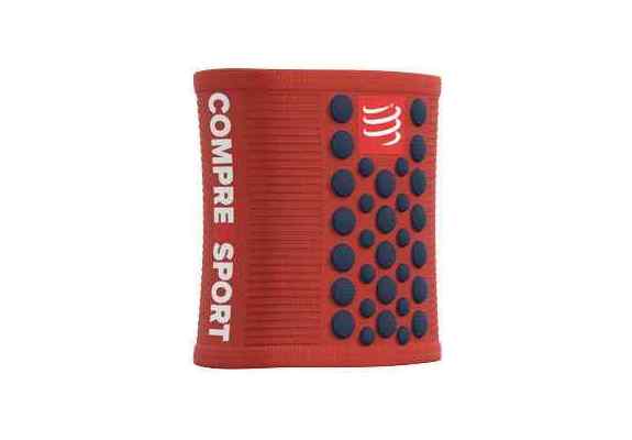 Frotki Compressport Sweatband 3D Dots Pomarańczowo/Niebieskie