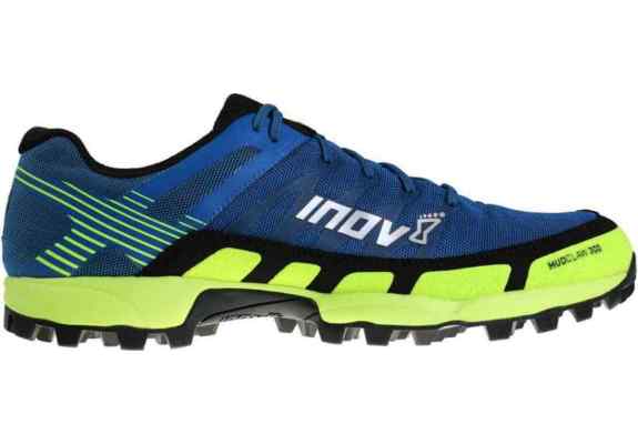 Buty do biegania w terenie Inov-8 Mudclaw 300 niebiesko-żółte męskie