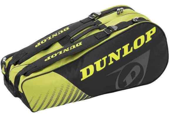 Torba Dunlop Club 6 Racket Bag Black / Yellow