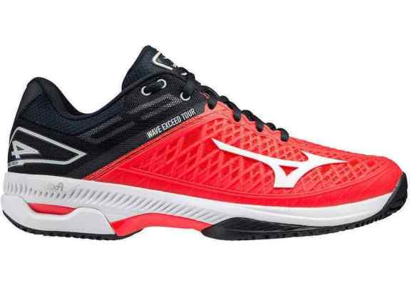 Buty Mizuno Wave Exceed Tour 4 CC Ignition Red / White / Salute Black
