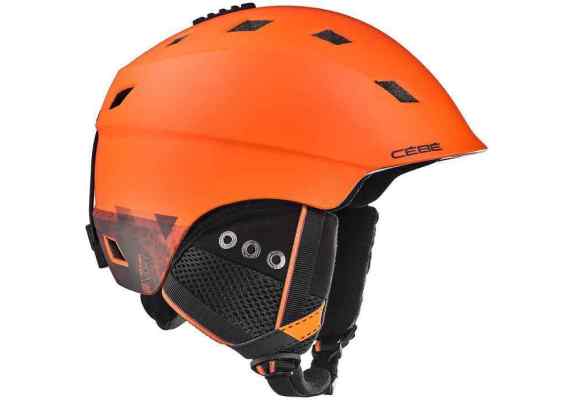 Cébé Kask narciarski Ivory Matt Orange Burn