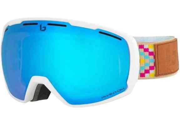 Gogle Bolle Laika Matte White Ethnic NXT Cat. 1-3 Phantom Vermillon Blue