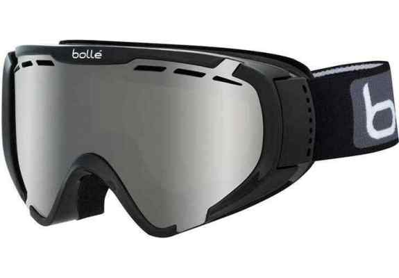 Gogle Juniorskie Bolle Explorer OTG Shiny Black Black Chrome Cat. 3