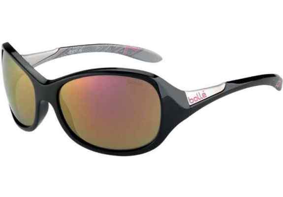 Okulary przeciwsłoneczne Cat. 3 Grace Shiny Black/Silver Rose Gold