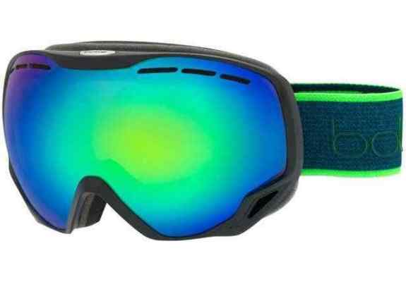 Gogle Bolle Emperor Matte Black & Green Tree Green Emerald Cat.2