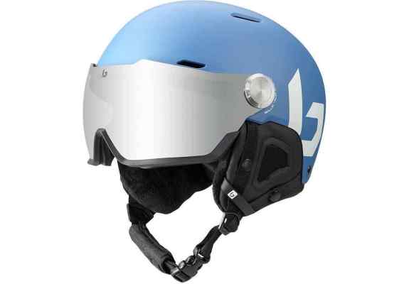 MIGHT VISOR Yale Blue Matte S 52-55cm - Brown Gun Cat 2