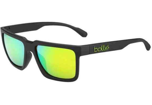 Okulary przeciwsłoneczne z polaryzacją Bolle Frank Matte Black Brown Emerald Cat.3