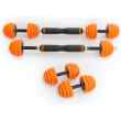 SGZ230 (2 CZĘŚCI) PRO SET 6W1 ZESTAW CIĘŻARÓW OGUMOWANE 30KG HMS