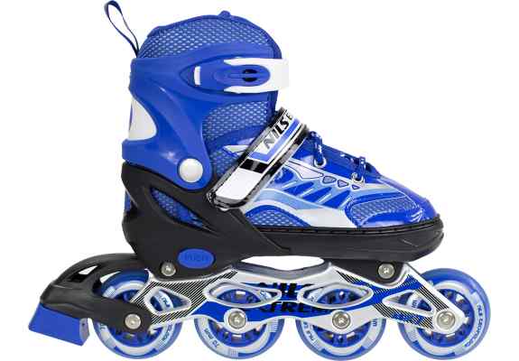 NJ1828 A NIEBIESKI ROZM. L (39-42)  ŁYŻWOROLKI NILS EXTREME
