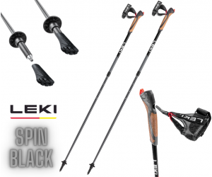 Leki Spin Black