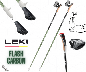 KIJE LEKI Flash Carbon Green - 70% Carbon