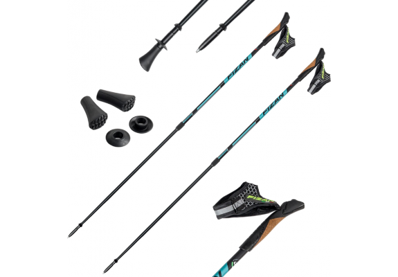 Fizan Speed Blue - lekkie kije do nordic walkingu. Fizan Speed Blue - lekkie kije do nordic walkingu.