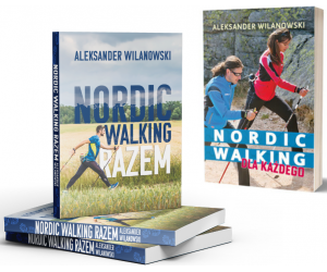 Dwie książki "Nordic walking razem" i "Dla kazdego"