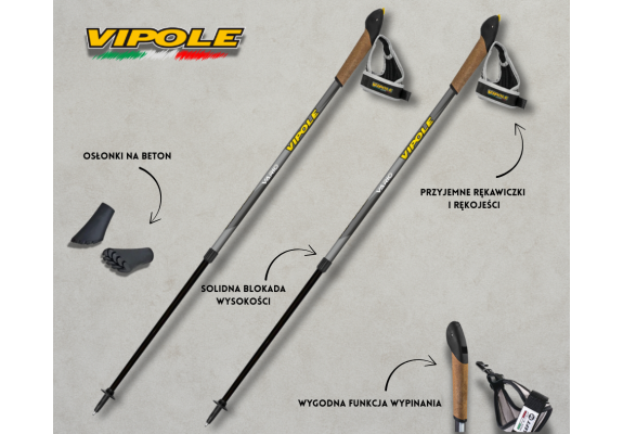 VIPOLE VARIO TOP CLICK (GREY)