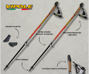 VIPOLE INSTRUCTOR VARIO QL RED + POKROWIEC