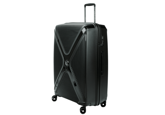 Duża walizka SwissBags Cross-Box 78 cm czarny