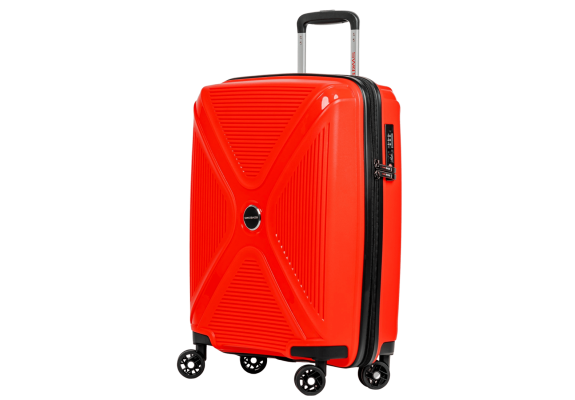Walizka kabinowa SwissBags Cross-Box 55 cm czerwony
