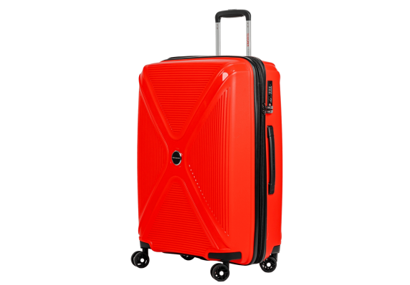 Średnia walizka SwissBags Cross-Box 67 cm czerwony