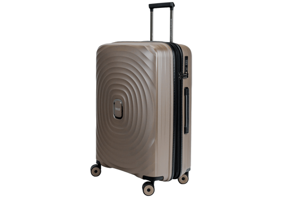 Średnia walizka SwissBags Echo 67 cm szampański