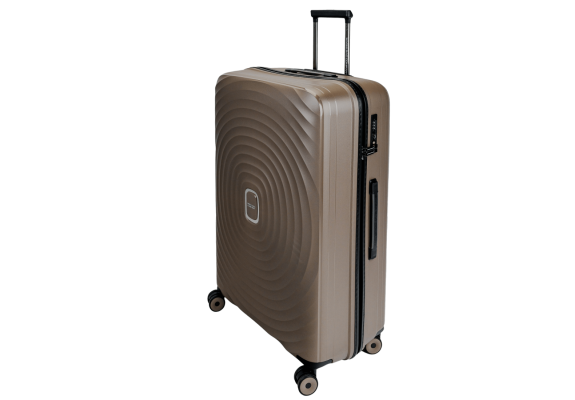 Duża walizka SwissBags Echo 77 cm szampański