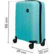 Walizka kabinowa SwissBags Ocean 55 cm niebieski