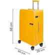 Średnia walizka SwissBags Magna 68 cm żółty