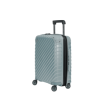 Walizka kabinowa SwissBags Diamond cut 55 cm metaliczny niebieski