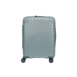 Walizka kabinowa SwissBags Diamond cut 55 cm metaliczny niebieski