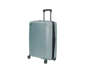 Średnia walizka SwissBags Diamond cut 67 cm metaliczny niebieski