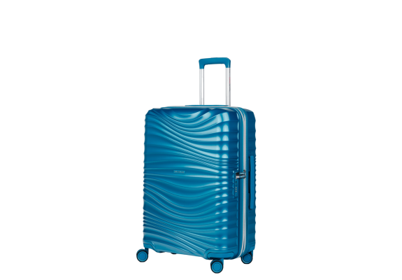 Średnia walizka SwissBags Cruise 65 cm turkusowy