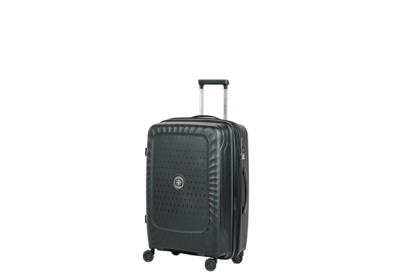 Średnia walizka SwissBags Ibiza 65 cm czarny