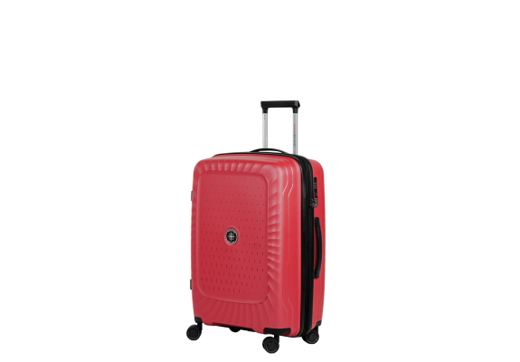 Średnia walizka SwissBags Ibiza 65 cm czerwony