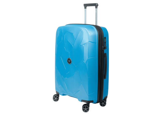 Średnia walizka SwissBags Lava 66 cm niebieski