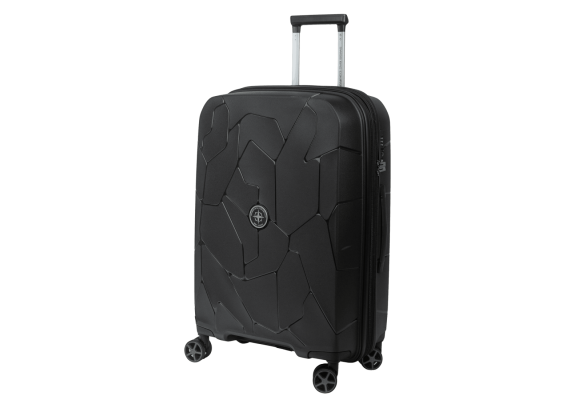 Średnia walizka SwissBags Lava 66 cm czarny