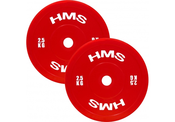 TPP02 RED TALERZ OLIMPIJSKI PE 2 x 2.5 KG HMS