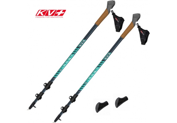 KV+ Kije TERRI (3-sekcyjne), 80% carbon