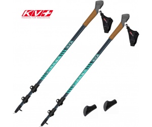 KV+ Kije TERRI (3-sekcyjne), 80% carbon