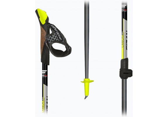 Kije nordic walking Fizan Carbon Pro yellow