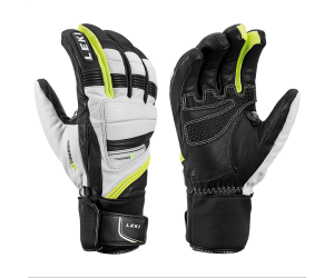 Rękawice LEKI Griffin Prime S white-black-yellow