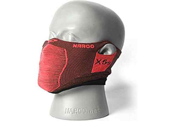 Maska sportowa Naroo X5s (czarno czerwona)