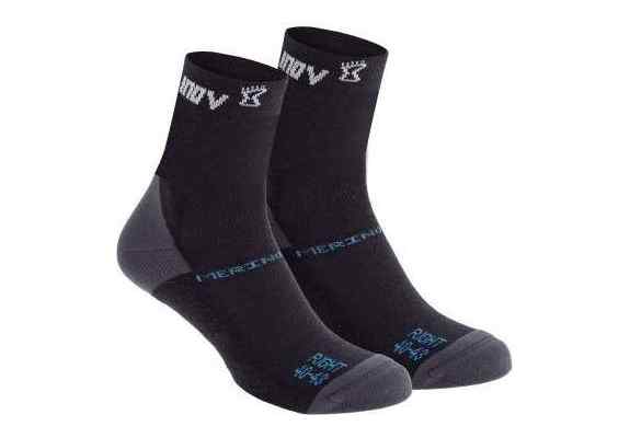 Skarpety inov-8 Merino Sock High. Dwupak. Czarne.