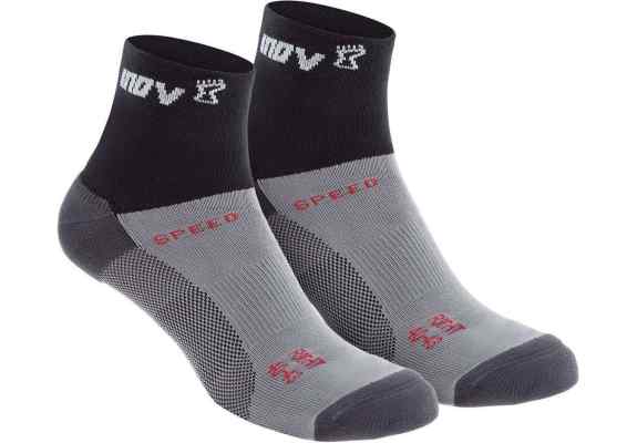 Skarpety inov-8 Speed Sock Mid. Dwupak.Czarno-szare.