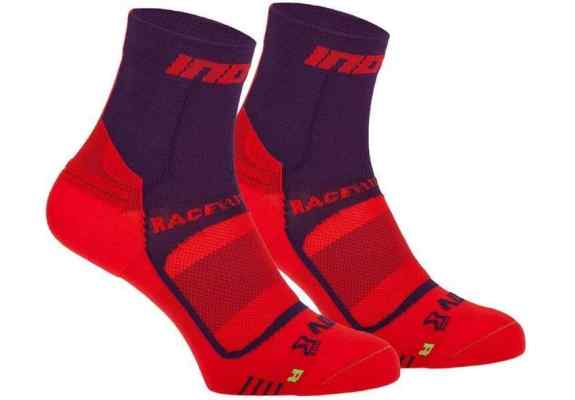 Skarpety inov-8 Race Elite Pro Sock. Fioletowo-czerwone. Dwupak.