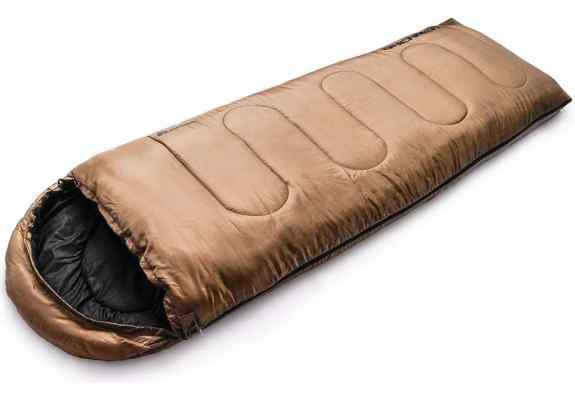 SLEEPING BAG METEOR DREAMER PRO khaki/black