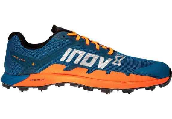 Buty z kolcami Inov-8 Oroc 270 niebiesko-pomarańczowe męskie