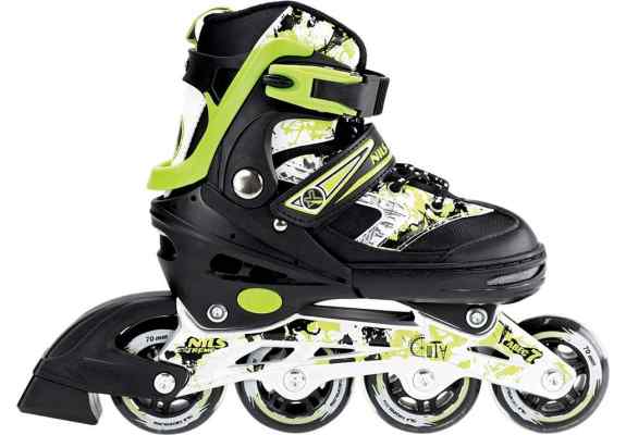 NJ3012 A ZIELONY ROZM. XS (28-31)   ŁYŻWOROLKI NILS EXTREME