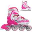 NF10927 A 2w1 DARK PINK ROZM.M(35-38) ŁYŻWOROLKI Z WYM. PŁ. FIGUROWĄ NILS EXTREME