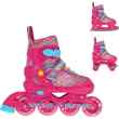 NF4413 A 3w1 PINK ROZM.M (34-37) ŁYŻWOROLKI Z WYM. PŁ. FIGUROWĄ NILS EXTREME