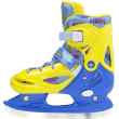 NH1105 A YELLOW/BLUE ROZM. S ŁYŻWY HOKEJOWE NILS EXTREME